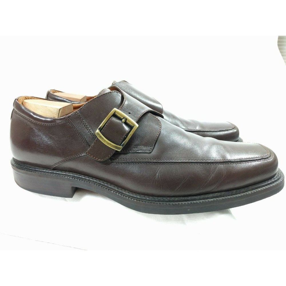 JOHNSTON & MURPHY Monk Strap Rollins Buckle 13 M